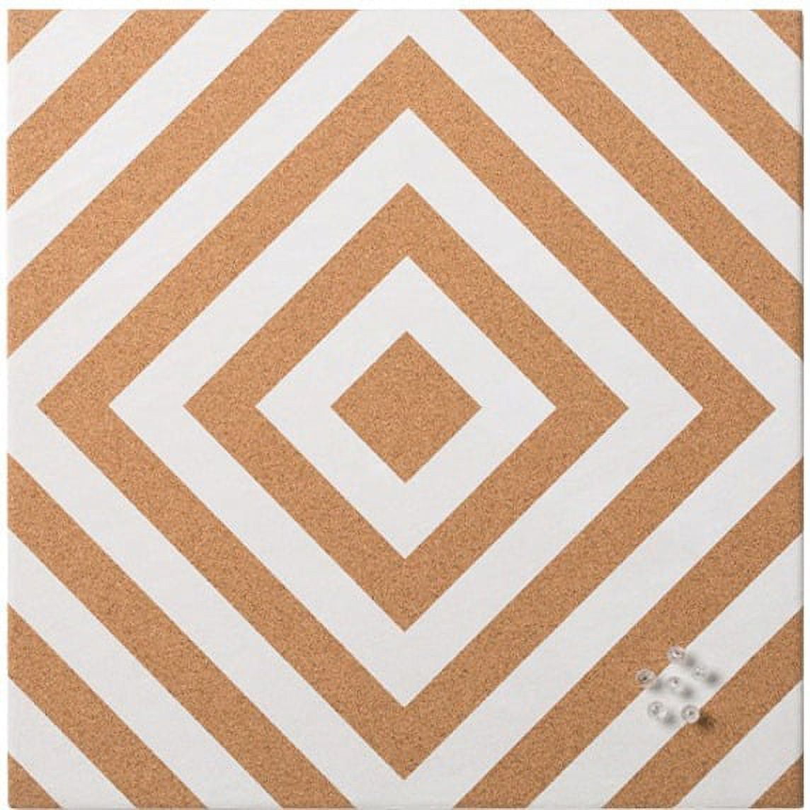 MasterVision Chevron Frameless Bulletin Board