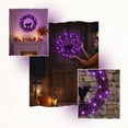 thumbnail image 2 of suore Halloween Wreaths for Front Door, Halloween Lighted Wreath with Bat and Cat Decor, LED Purple Lights Battery Operated, Front Door Porch Wreath Decorations for Holiday Party, 2 of 5