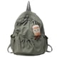 thumbnail image 3 of Mochila para Mujer Plisada Nailon Con Múltiples Bolsillos (Caqui), 3 of 7