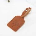 thumbnail image 6 of Xinyolin Faux Leather Solid Color Luggage Tag Travel Suitcase ID Address Baggage Label, 6 of 8