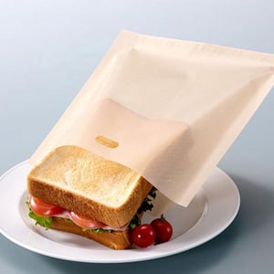 Toaster Bag Reusable Bread Pocket Portable Washable Bag; Reusable Bread Sandwich Baking Pouch for Camping Barbecue