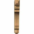 thumbnail image 6 of Ekena Millwork 6"W x 32"D x 40"H Olympic Craftsman Rough Sawn Bracket, Western Red Cedar, 6 of 13