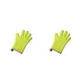 thumbnail image 4 of Inteprter Guante de horno de 1 pieza, resistente al calor, impermeable, para el hogar, para microondas, a prueba de suciedad, para asar, Amarillo 2piezas, 4 of 6