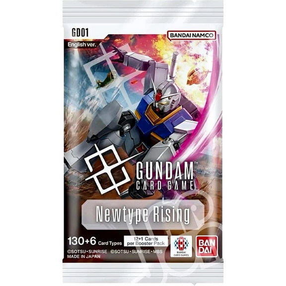 Gundam Trading Card Game Newtype Rising Booster Pack (12 Cards)