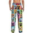 thumbnail image 3 of Balery Cute Dogs Collage print Men's Pajama Pants,Ultra Lightweight Pjs,Lounge Pant-XX-Large, 3 of 9
