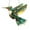 E, variant on Sky Stained Art Hummingbird Suncatcher - 2D Double Winged Christmas Ornament, Bird Design for Window & Indoor Hanging