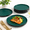 Green-Dinner Plates Set (4PCS), variant on Dinnerware Sets 6-piece Plates And Set For 2 Matte Black