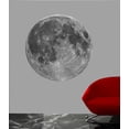 thumbnail image 2 of Wallhogs Full Moon Cutout Wall Decal, 2 of 2