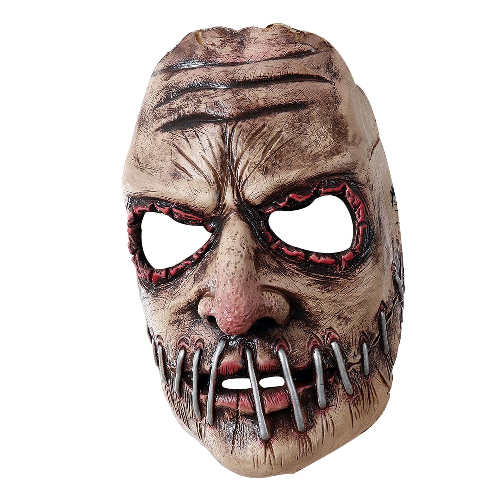 Pack De 4 Máscaras De Halloween De Terror – Decoración De Pared De PVC Con Diseños De Dibujos Animados, Accesorios Para Fiestas Y Disfraces
