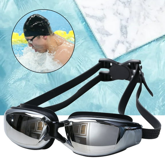 Happy Date 1 Set Swimming Goggles,Anti-Leak, Anti-Fog, Anti-Ultraviolet, Wide Field of View Triathlon Swimming Goggles, Adjustable Swimming Goggles, Suitable for Adult Men, Women