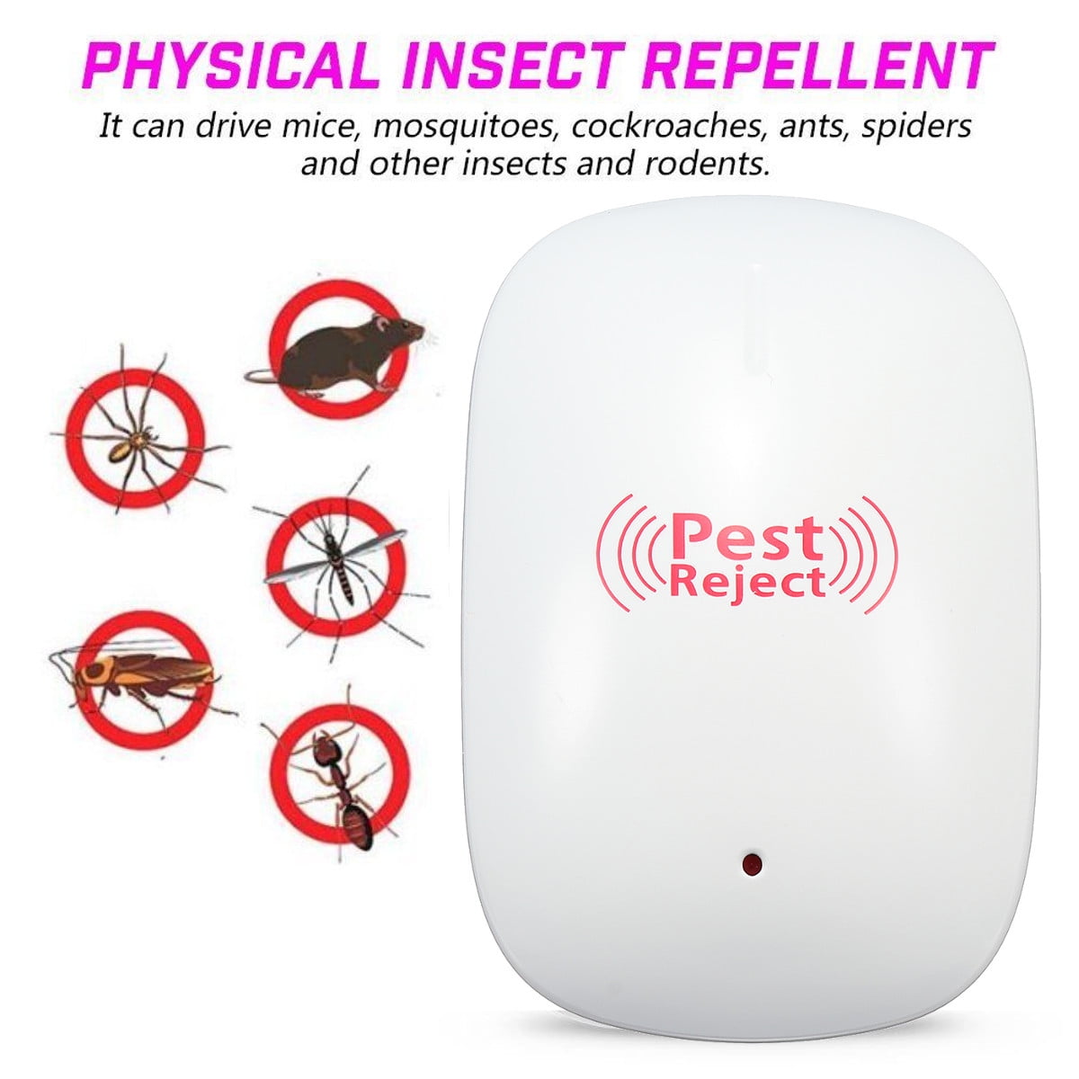 Ultrasonic Insect Killer,Electronic Bug Zapper Indoor Insect Killer For