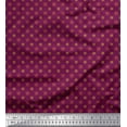 thumbnail image 1 of Soimoi Rayon Fabric Dot & Floral Artistic Decor Fabric Printed Yard 56 Inch Wide, 1 of 3