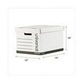 thumbnail image 5 of Medium-Duty Lift-Off Lid Boxes, Letter/legal Files, 12" X 15" X 10", White, 12/carton | Bundle of 5 Cartons, 5 of 6
