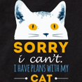 thumbnail image 2 of CafePress - Sorry I Can't I Have Plans With My Cat T Body Suit - Cute Infant Bodysuit Baby Romper - Size Newborn - 24 Months, 2 of 3