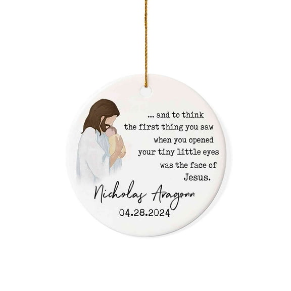Customizaholic Personalized Memorial Ornaments, Memorial Christmas Ornament, Custom Name Ornaments, Lost Loved One Ornament