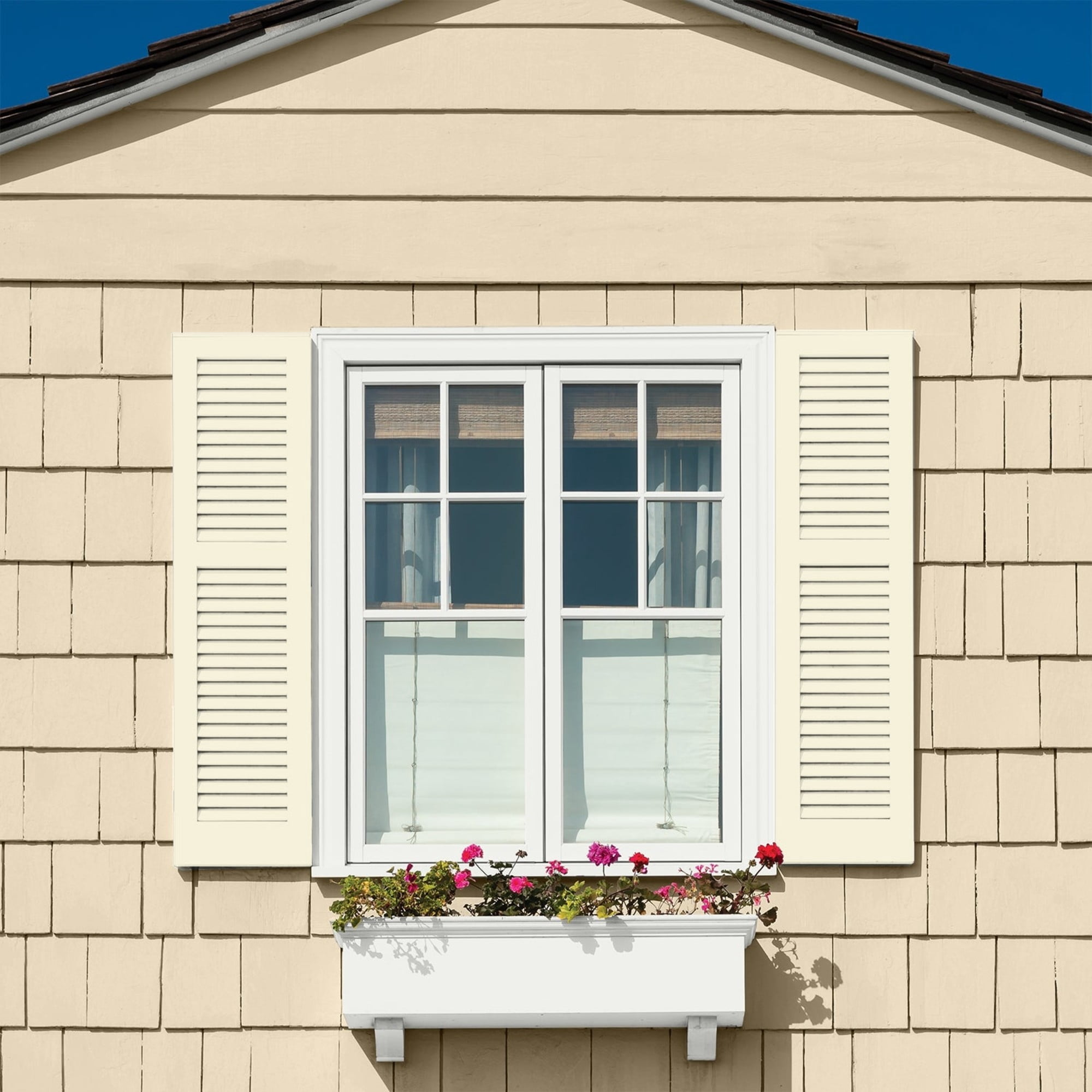 Glidden HEP Lotus Flower / Yellow Satin Exterior Paint with Primer, 1 Quart
