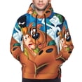 thumbnail image 5 of Lsque Scooby-Doo Pattern Casual Men's Hoodie,Hooded Sweatshirt with Kangaroo Pocket,Pullover Hoodie-XX-Large, 5 of 8