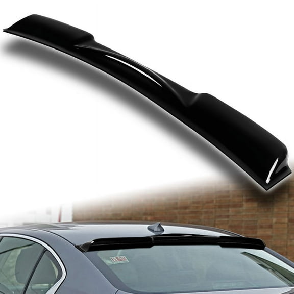 Stay Tuned Performance For 2014-2021 Infiniti Q50 Black ABS Rear Window Roof Visor Spoiler Wing