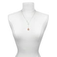 thumbnail image 3 of Delight Jewelry Rose Goldtone Crystal Initial - G - Silver tone Elegant Infinity Lariat Necklace, 3 of 4