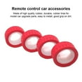 thumbnail image 3 of Wweixi 4 Pcs 1/18 Remote Control Model Car Tire Tread Pattern Replaceable Part Kit Replacement for WLtoys A949 A959 A969 A979 K929 Red, 3 of 8