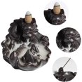 thumbnail image 4 of Incense Burner Handcraft Ceramic Statue Hand Backflow Incense Burner for Home Decor Decoration, 4 of 7