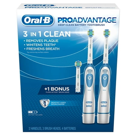 Oral-B ProAdvantage Deep Clean Battery Toothbrush (Best Deals On Electric Toothbrushes)