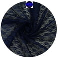 thumbnail image 2 of MDS Pack of 50 Yard Solid Lace Trim Fabric for Wedding Decoration by 55”- Navy Blue, 2 of 5