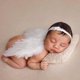 thumbnail image 4 of Alas de ángel para bebés Alas de plumas de ángel para bebés Accesorio para fotos de bebés Alas para recién nacidos Cosplay Fotografía Prop Alas de hadas de ángel Alas de ángel de plumas pequeñas 0-6 JAMW Sencillez, 4 of 5