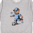 thumbnail image 3 of Inktastic Boys Soccer Bear Toddler Sweatshirt, 3 of 4