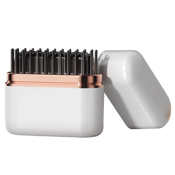 Guardurnaity Miniplancha ABS para todo tipo de cabello. Compacta, portátil y recargable. Cuidado del cabello blanco