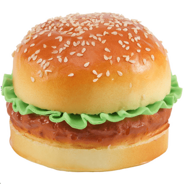 1pc Realistic Hamburger Lifelike Simulation Fake hamburger Bakery Display Kids Food Bread Toy Home Decoration Photography props Not inclue the Plate