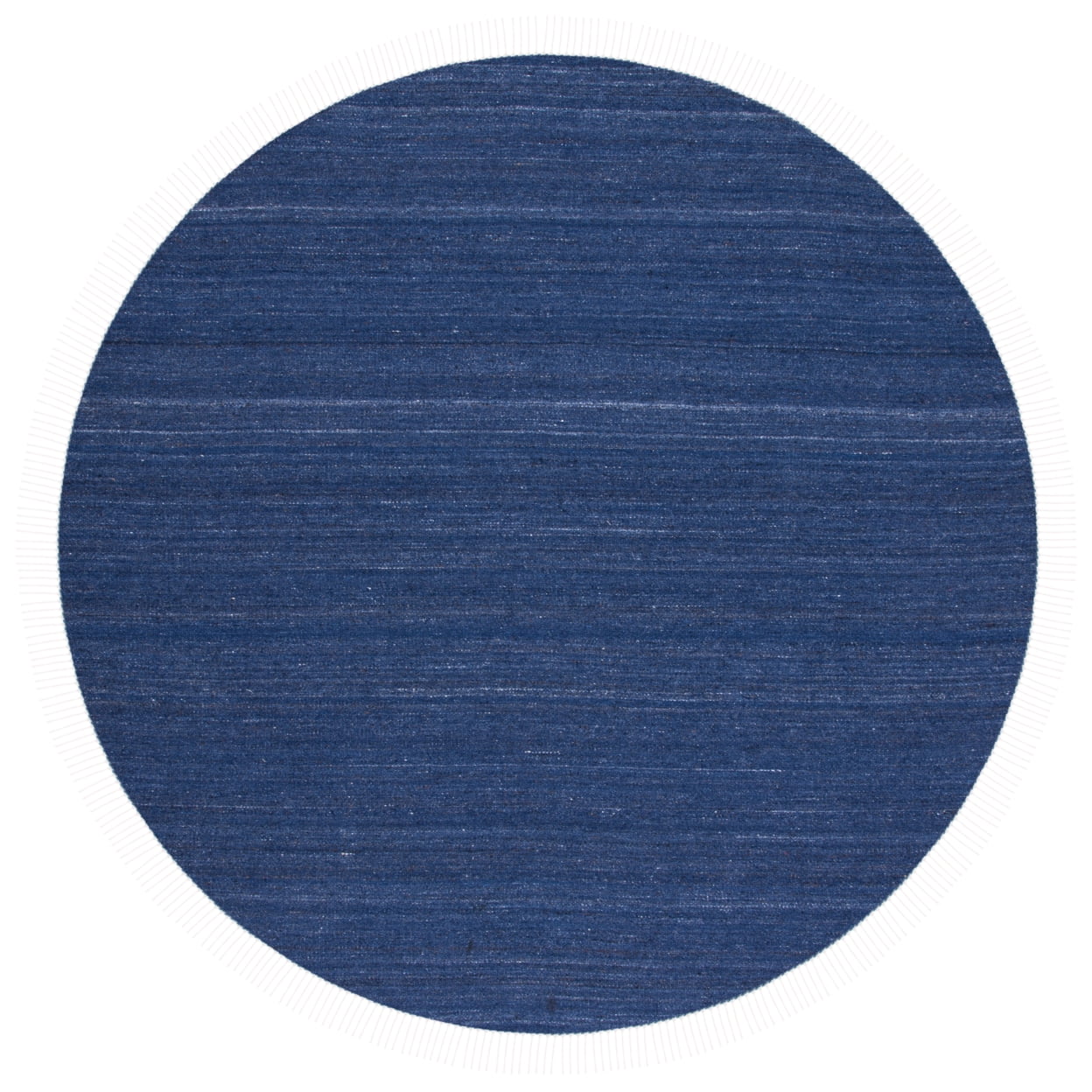 SAFAVIEH Kilim Russell Striped Area Rug, Navy/Blue, 7' x 7' Square