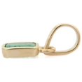 thumbnail image 3 of 18K solid yellow gold emerald pendant - Emerald pendant - Simple pendant, 3 of 6