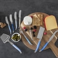thumbnail image 4 of French Home Essential 9-Piece Laguiole Cheese Knife and Spreader Set with Shades of Blue Handles, 4 of 6