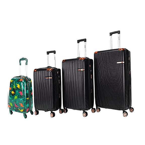 4-Piece Expandable Spinner Luggage Set – 20″, 27″, 30″ & 32″