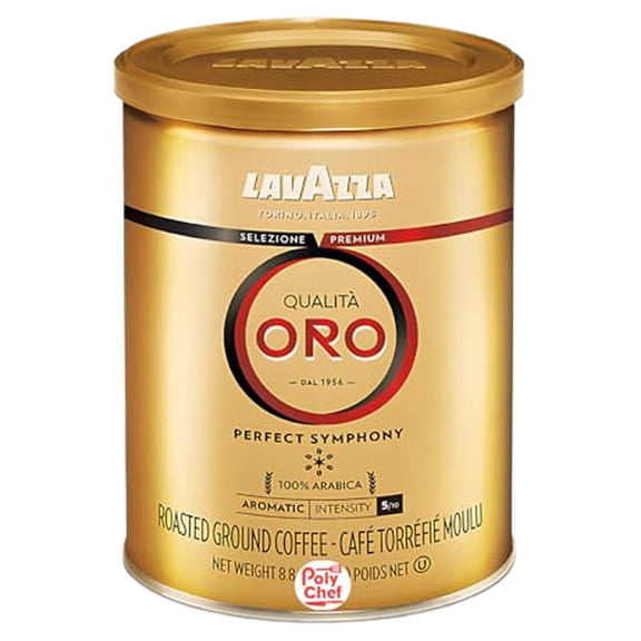 Lavazza Qualita Oro Medium Roast Ground Coffee, 8.8 Ounce Cans