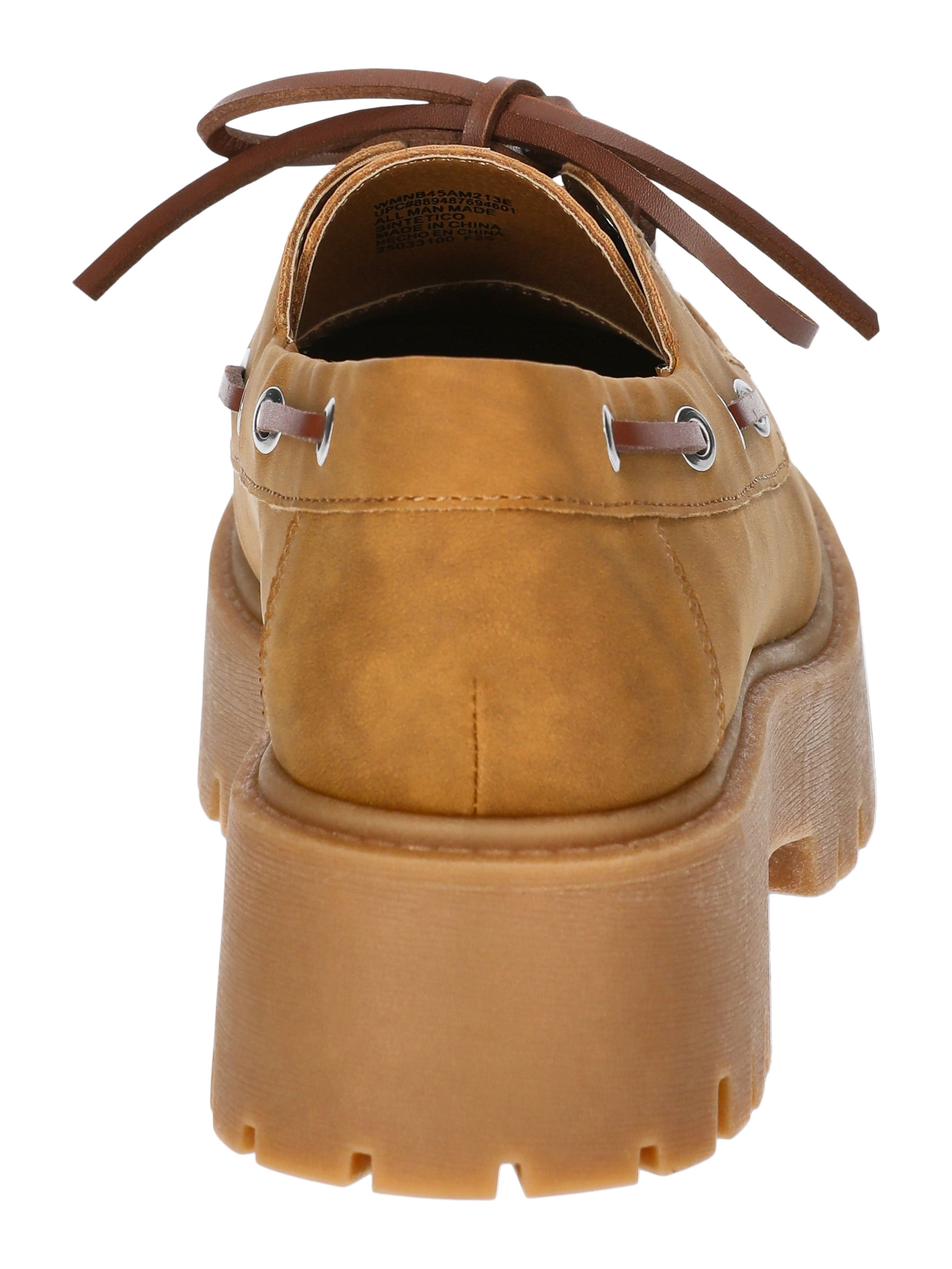 No Boundaries Women's Platform Boat Shoes