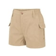 thumbnail image 6 of Cargo Shorts, Comdrip Women's High Waist Button Streetwear Cargo Shorts with Pockets Summer Shorts Women Khaki S, 6 of 10