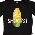 thumbnail image 4 of Inktastic Aw, Shucks Corn on the Cob Humor Boys or Girls Long Sleeve Baby Bodysuit, 4 of 5