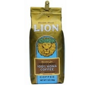 Lion Coffee 24k Gold Roast 100% Kona Hawaiian Ground Coffee