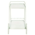 thumbnail image 6 of SAFAVIEH Zunia 2-Tier Metal Kitchen Serving Cart, White, 6 of 14