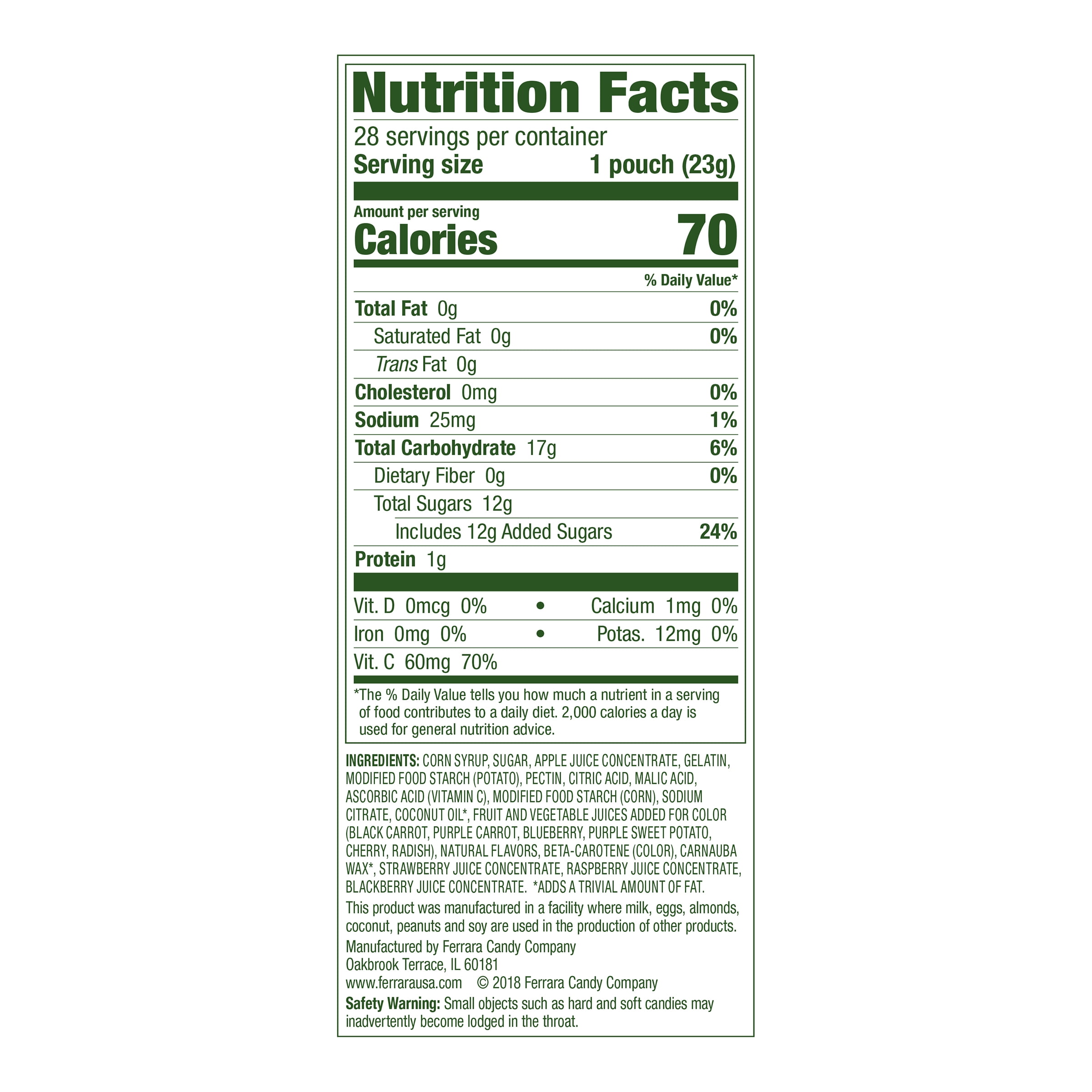 Black Forest Juicy Burst Berry Medley Fruit Snacks, 22.4 Oz, 28 Count