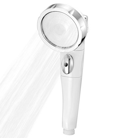 3 Spray Settings Shower Head with ON/Off Pause Switch Water Saving High ...
