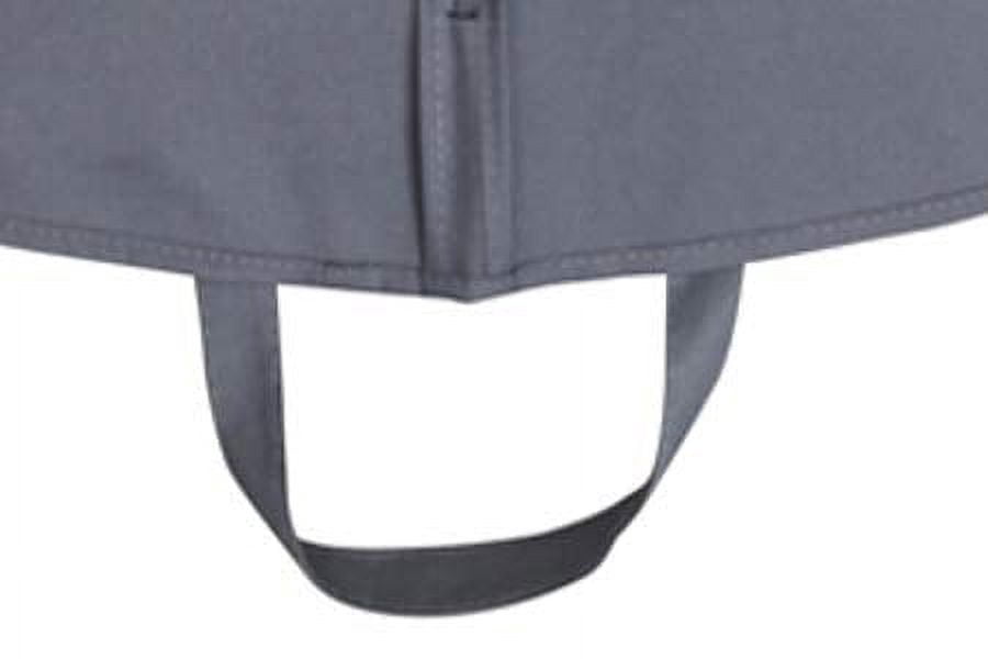 Foster-Stephens Thick, Sturdy, Long-Lasting Grey 62" Oxford Cloth Travel Bags for Storage of Clothing | Elegant Garment Bag for Coats Dresses Jackets Suits Gowns and Costumes