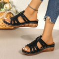thumbnail image 5 of Latrodar Chaussures de Douche pour Femmes Rétro Confortables Sandales de Marche pour Femmes Sandales à Enfiler d'Été Sandales Compensées Sandales de Plage Sandales à Enfiler Tapis de Yoga Intérieur Chaussures de Douche, 5 of 5