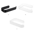 thumbnail image 4 of Bewildely Soporte de papel, estante autoadhesivo para baño montado en la pared, colgador sin perforaciones con pegatinas, suministros para rollos de papel Type2 NO2 Bewildely HA060705-02B, 4 of 6