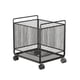 thumbnail image 2 of Cesta de lavandería grande de hierro con ruedas, plegable, para ropa sucia, con ruedas Negro, 2 of 9