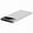 Silver, variant on 20K mAh Power Bank - Ultra-thin, Dual USB Ports, Flashlight, Battery Display - Black