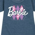 thumbnail image 3 of Barbie - Argyle - Toddler & Youth Girls Fleece Dress, 3 of 5