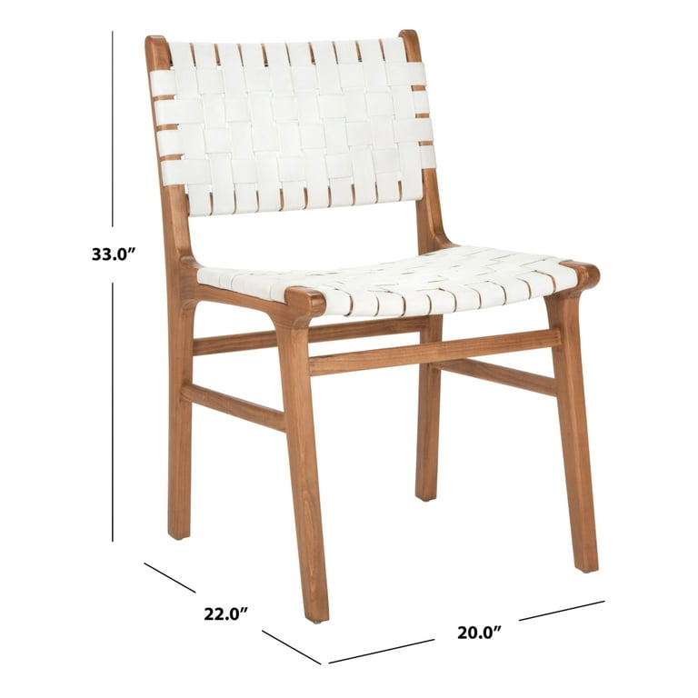 Safavieh taika sale leather dining chair